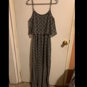 Pattern maxi dress